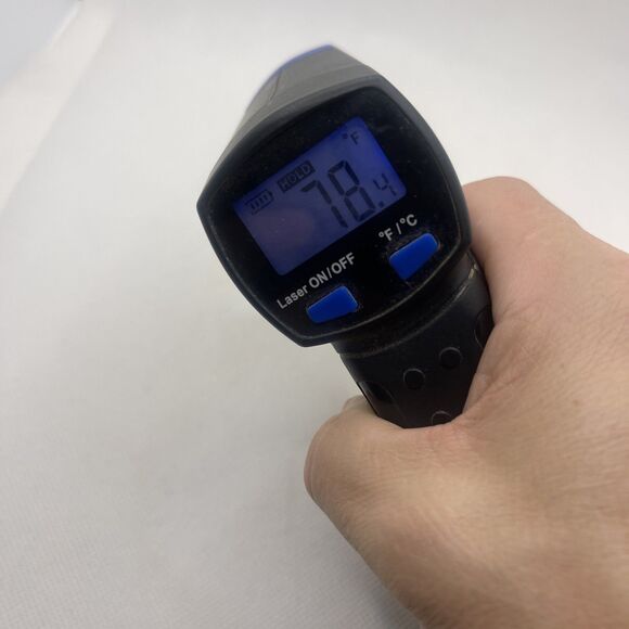 Tool Shed Infrared Thermometer Temperature Handheld Tool - Picture 3 of 6